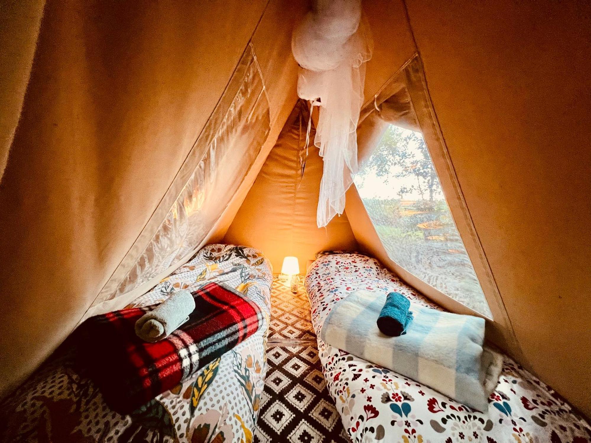 Eco-Camping De Helleborus, Yurt, Bell&Safari tent, Pipo, Caravans, Dorms&Units Groningue Extérieur photo